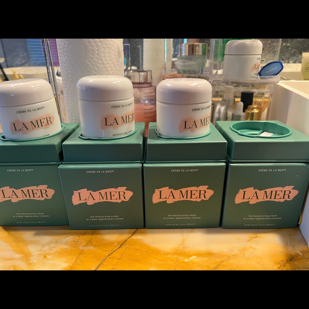 lamer 3.4oz empty box and jars bundle